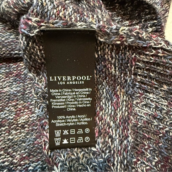 Liverpool Marled Knit Crew Neck Sweater - Picture 6 of 6